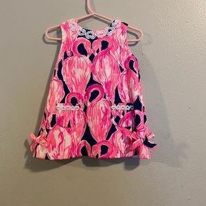 Lilly Pulitzer 2T dress High Tide Navy Via Amor
